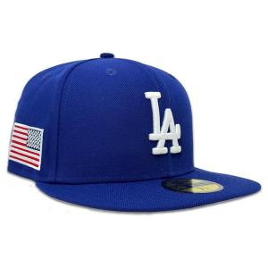 LA Dodgers American Flag