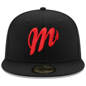 New Era  Diablos Rojos Del Mexico Black Red 59Fifty Fitted
